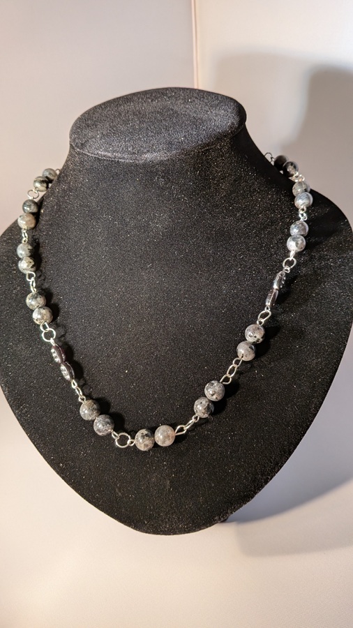 Zilveren hals ketting