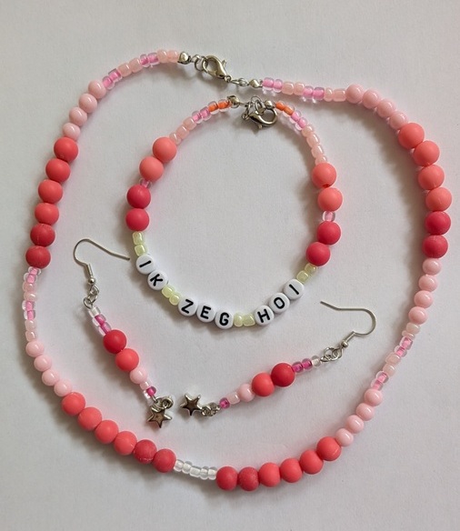 Rode ketting set