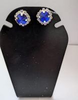 ketting met blauwe sierstenen