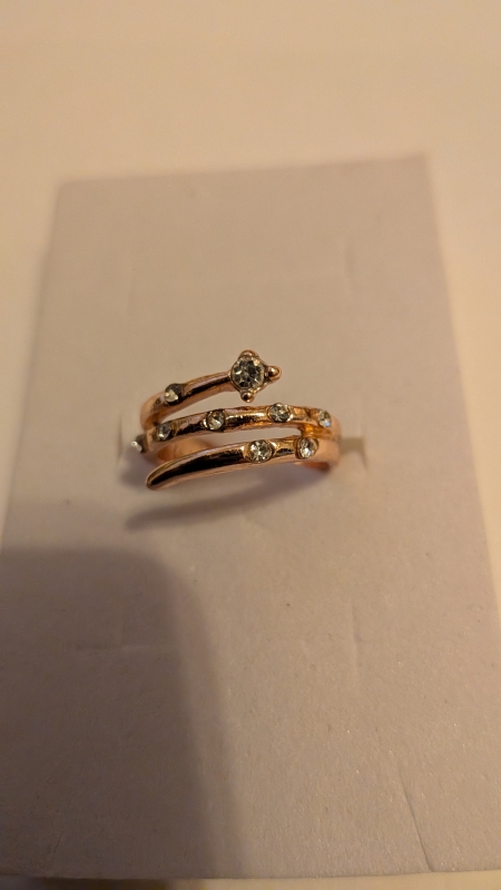 Ring met oog sier steentjes
