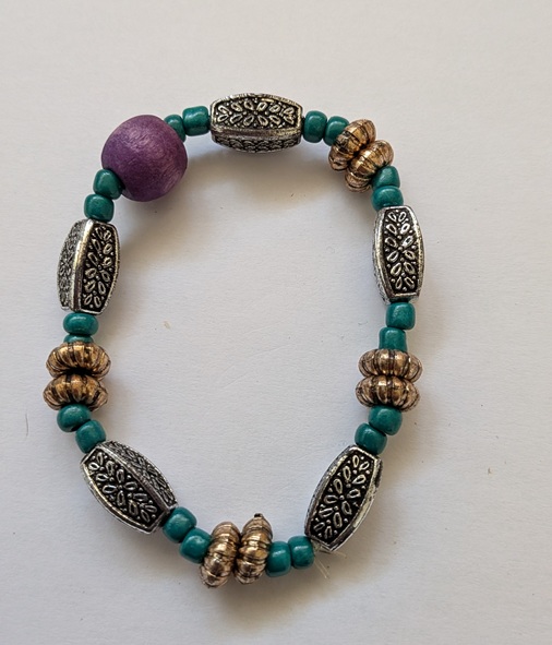 groene elastische armband