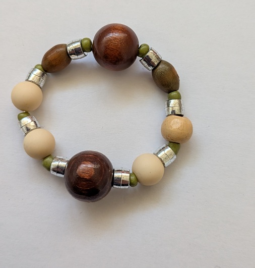 Houten bruine armband