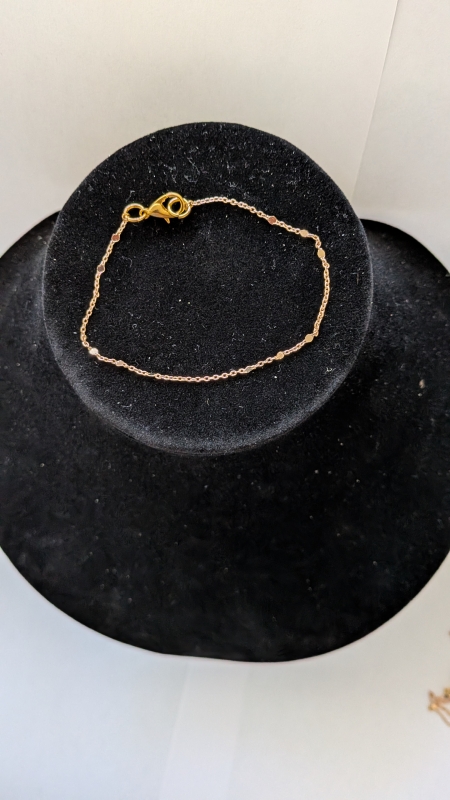 24 k vergulde gouden armband 1,5 mm