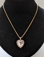 Bruidssierraad set met zirconia siersteen