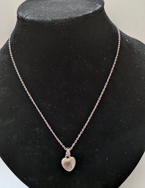 ketting bedel ribbel hart