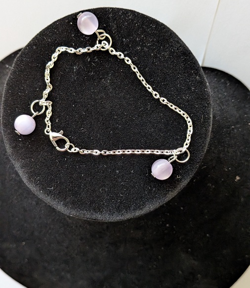 Armband met parel bedels Armband met parel bedels