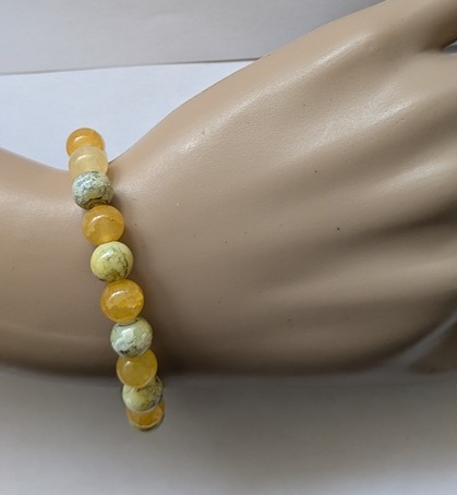 gele rek armband