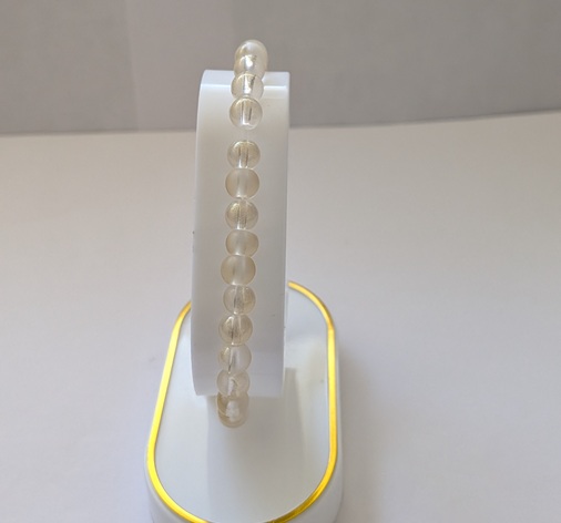 Armband doorzichtige glaskraal