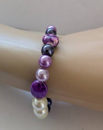 Lila rek armband