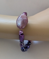 Lila rek armband