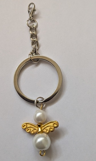 sleutelhanger gouden beschermengel
