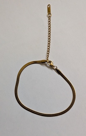 24 k vergulde platte armband 24 k vergulde platte armband