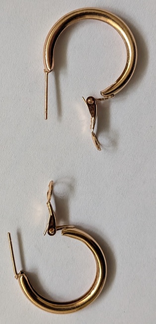 24 K vergulde maan hang oorbellen 24 K vergulde maan hang oorbellen