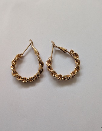 Hang oorbellen 24 k verguld Hang oorbellen 24 k verguld