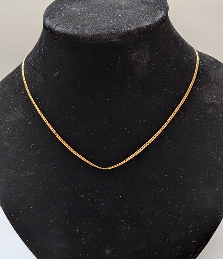 24 k vergulde dunne hals ketting 24 k vergulde dunne hals ketting