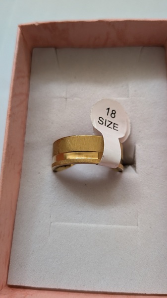 vergulde ring mat en goud vergulde ring mat en goud