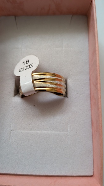 vergulde ring goud wit