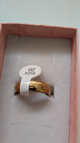 Vergulde ring ovale circle