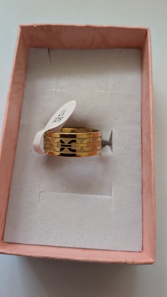 14K vergulde ring riem
