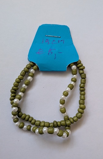 Dubbele armband groen Dubbele armband groen