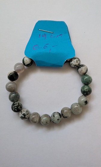 grijs groene rek armband